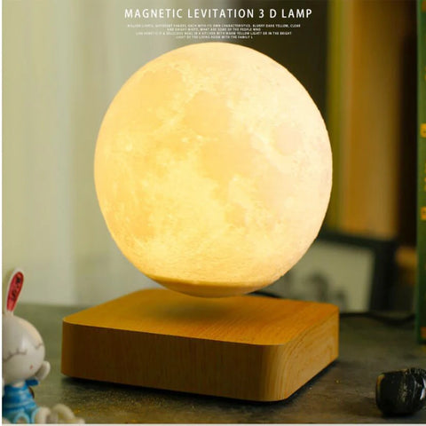 Levitating Moon Lamp – Touch-Control Floating Night Light for Bedroom Decor & Gifts