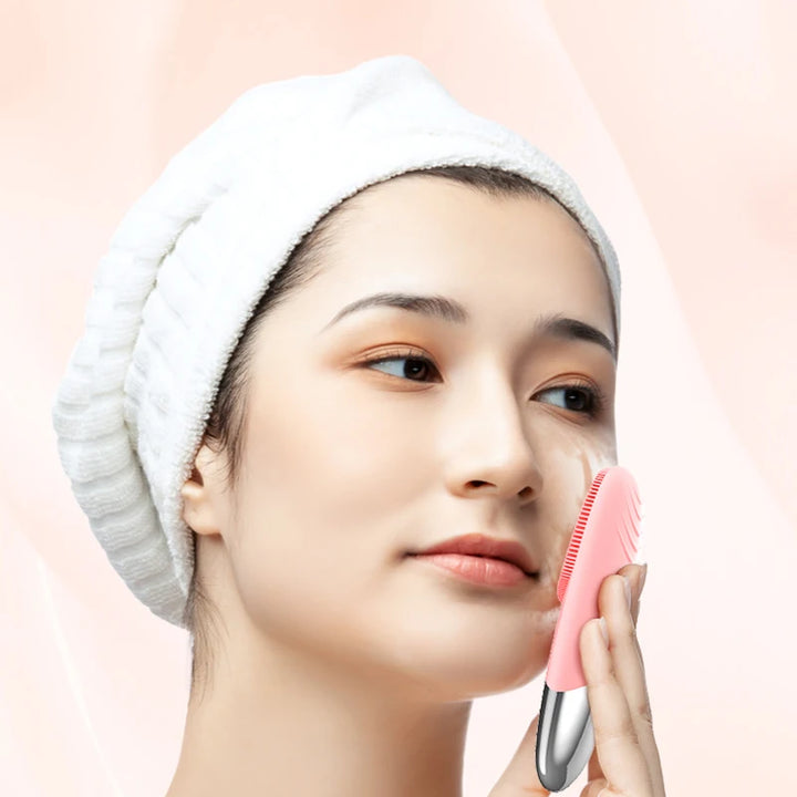 Sonic Electric Face Cleansing Brush - Facial Cleanser, Skin Scrubber & Massager for Skincare