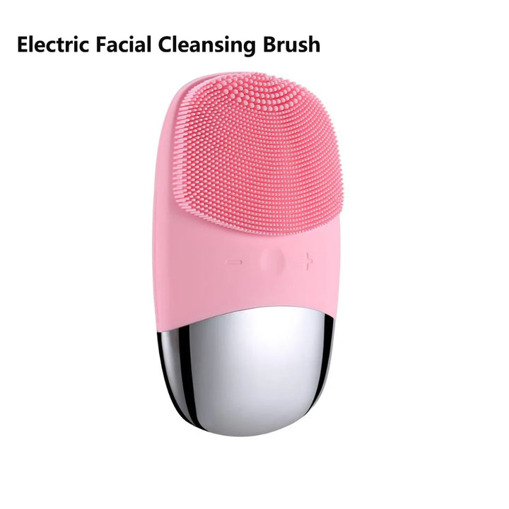 Sonic Electric Face Cleansing Brush - Facial Cleanser, Skin Scrubber & Massager for Skincare
