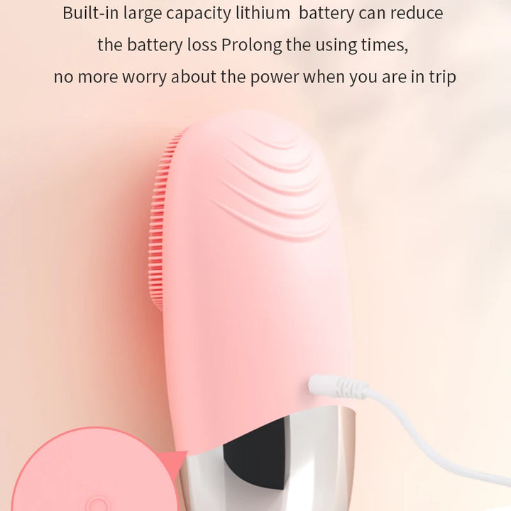 Sonic Electric Face Cleansing Brush - Facial Cleanser, Skin Scrubber & Massager for Skincare