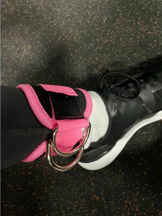 Cable Ankle Straps Double For Gym Workouts