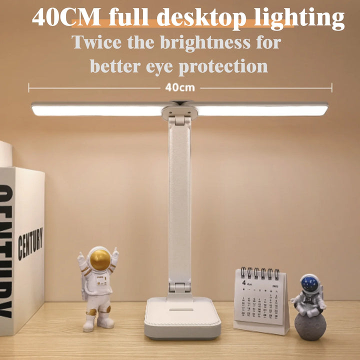 LED Desk Lamp 3 Levels Dimmable Touch Night Light USB Rechargeable
