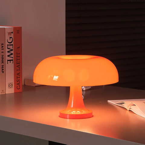 Classic Mushroom Table Lamp - Modern Bauhaus Design, Perfect for Hotel Bedrooms & Ambient Lighting