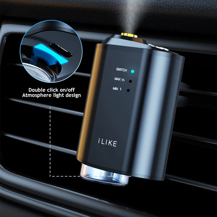 Smart Car Air Humidifier & Perfume Spray - Automatic Ultrasonic Air Freshener and Purifier