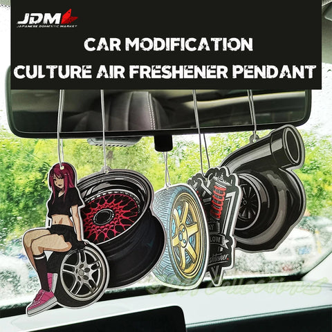 Car Air Freshener – Rearview Mirror Perfume with JDM Turbo Brake Disc Design