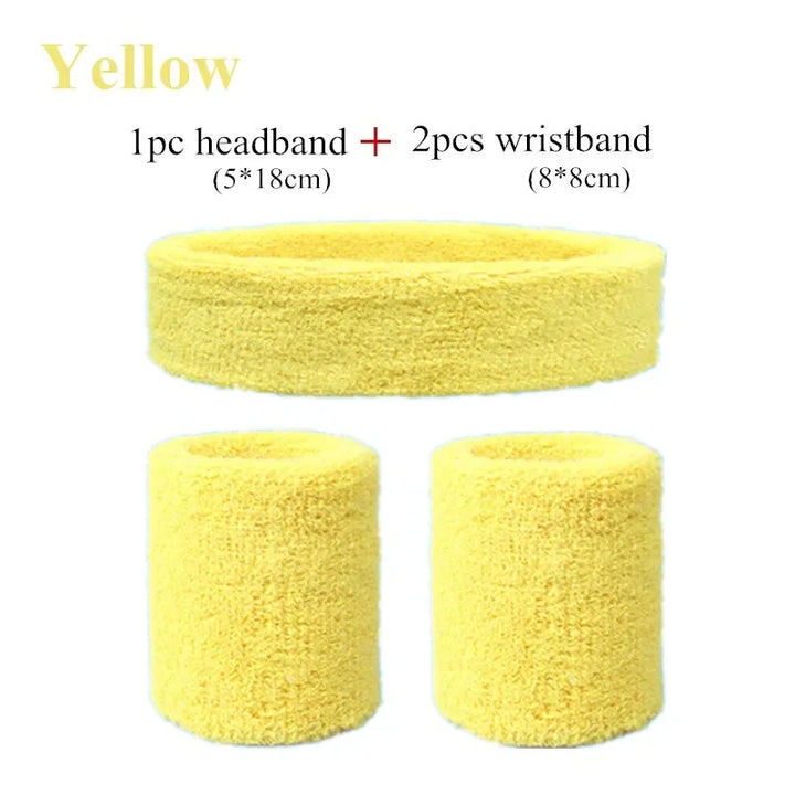 Sports Wristband & Yoga Headband – Elastic Wraps for Men & Women Fitness Protection
