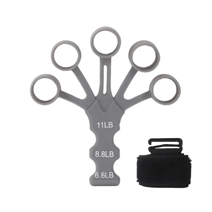 Adjustable 5-Finger Hand & Forearm Strength Trainer for Rehabilitation and Power