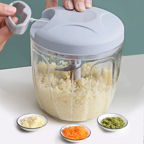 Chopper Manual Food Vegetables Cutter Kitchen Gadgets 500/900ML