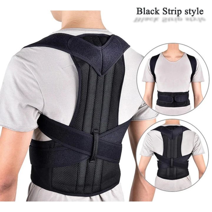Adjustable Back Posture Corrector - Breathable Support Brace for Women, Students & Kids