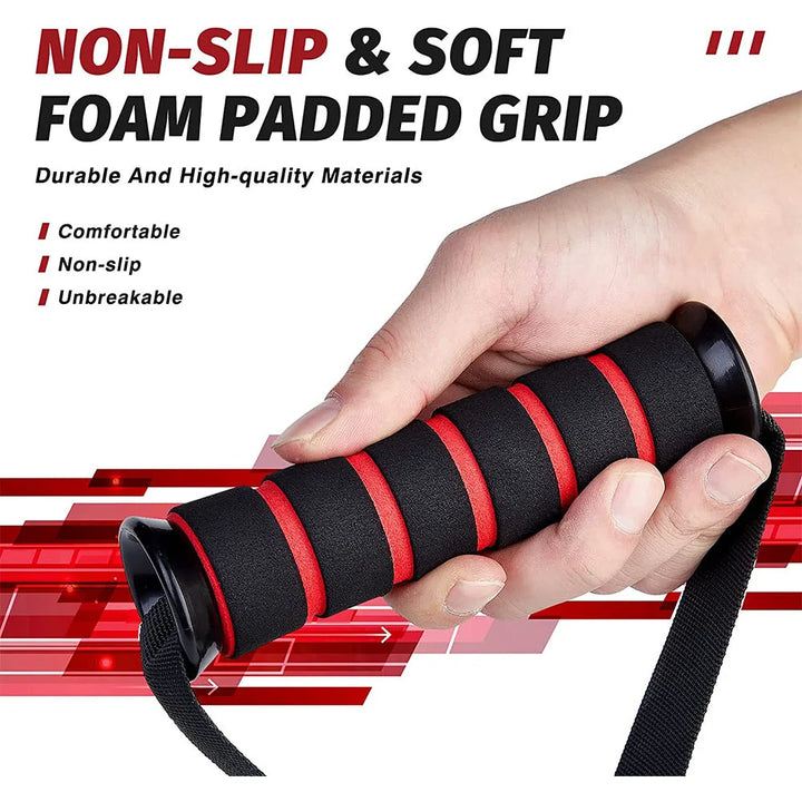 Metal Gym Handles Grip Workout Heavy Duty Cable Machine Handle with Hook