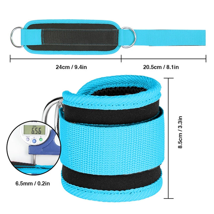 Cable Ankle Straps Double For Gym Workouts