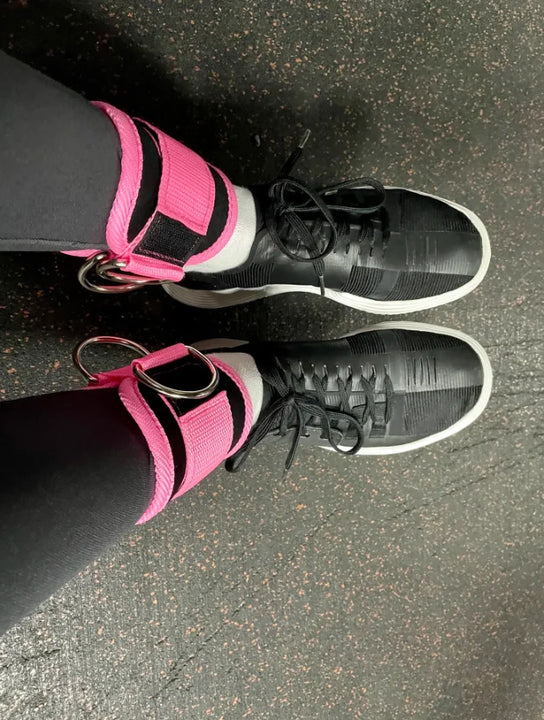 Cable Ankle Straps Double For Gym Workouts