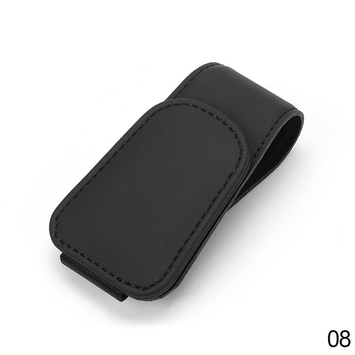 Universal Car Sun Visor Glasses Holder – Sunglasses Clip, Card & Ticket Stand, Pen Case
