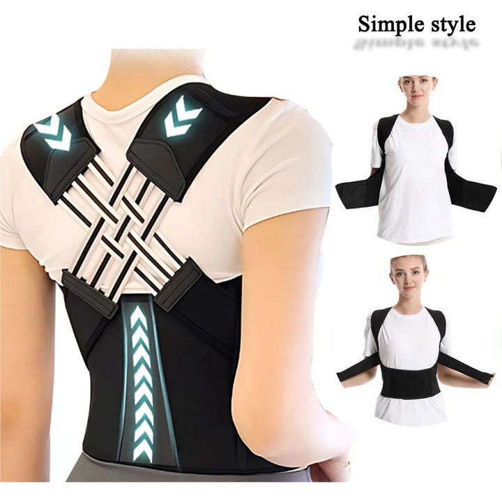Adjustable Back Posture Corrector - Breathable Support Brace for Women, Students & Kids