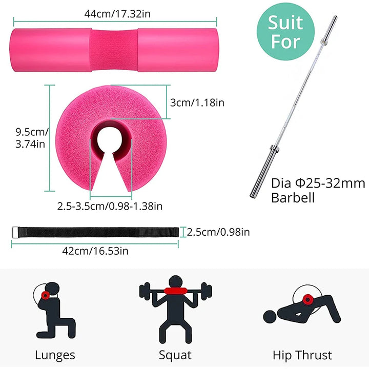 Neck Shoulders Support for Weight Lifting Barbell Equipment Workout