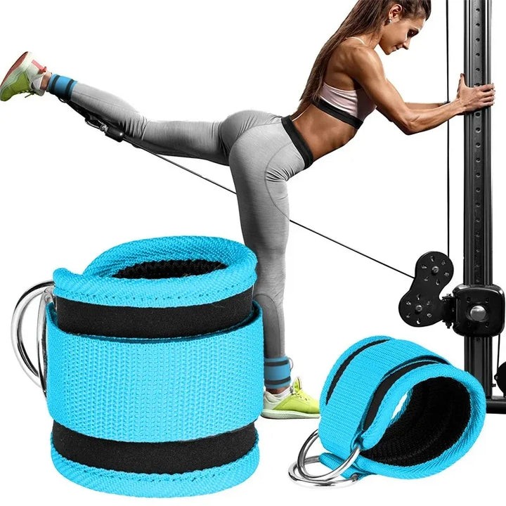 Cable Ankle Straps Double For Gym Workouts