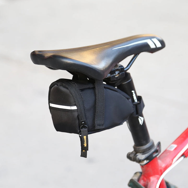 1L Bicycle Saddle Bag – Multi-Function, Rainproof Rear Storage Pouch for MTB