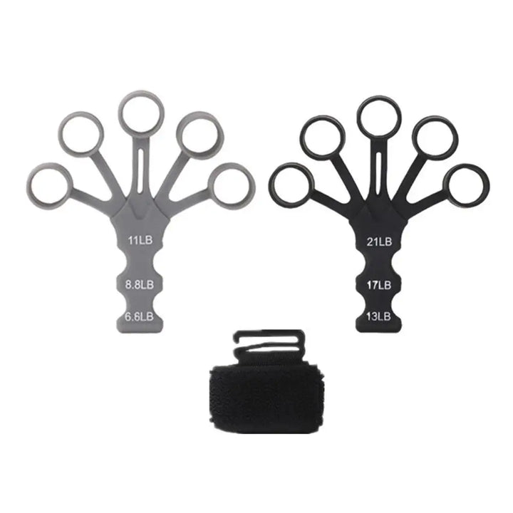Adjustable 5-Finger Hand & Forearm Strength Trainer for Rehabilitation and Power