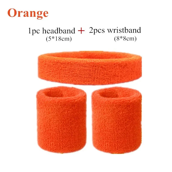 Sports Wristband & Yoga Headband – Elastic Wraps for Men & Women Fitness Protection