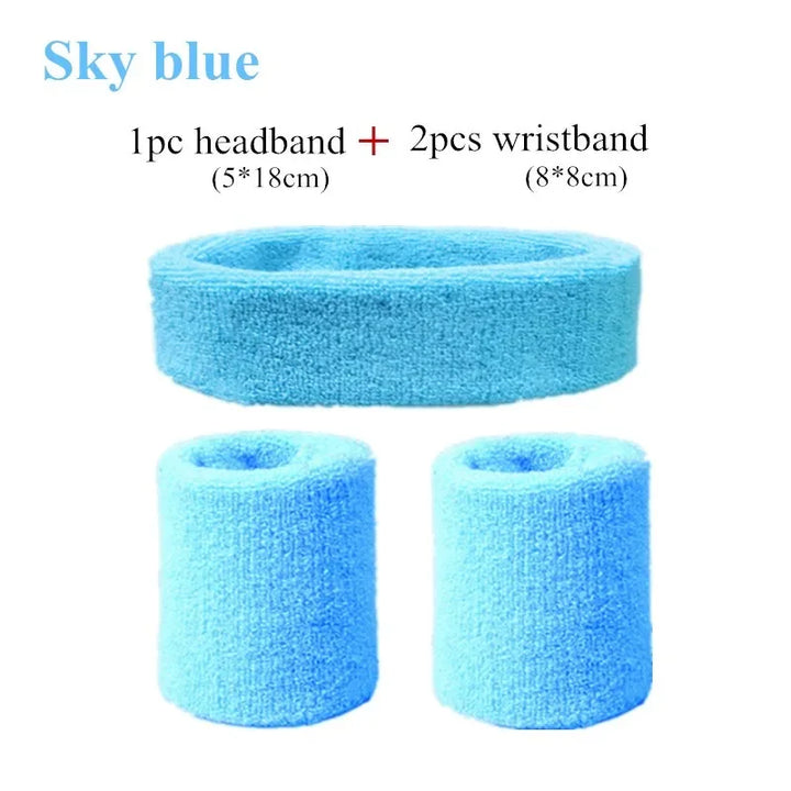 Sports Wristband & Yoga Headband – Elastic Wraps for Men & Women Fitness Protection