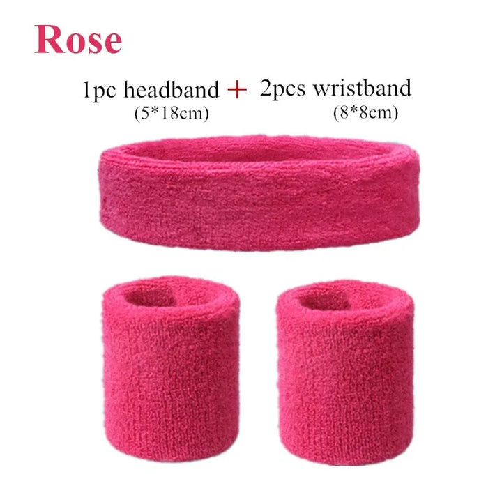 Sports Wristband & Yoga Headband – Elastic Wraps for Men & Women Fitness Protection