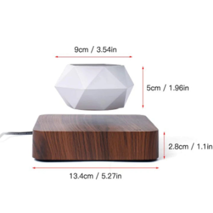 Levitating Air Bonsai Pot – Magnetic Floating Planter for Home Decor