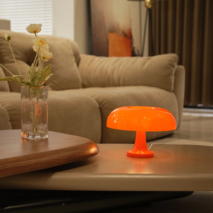 Classic Mushroom Table Lamp - Modern Bauhaus Design, Perfect for Hotel Bedrooms & Ambient Lighting