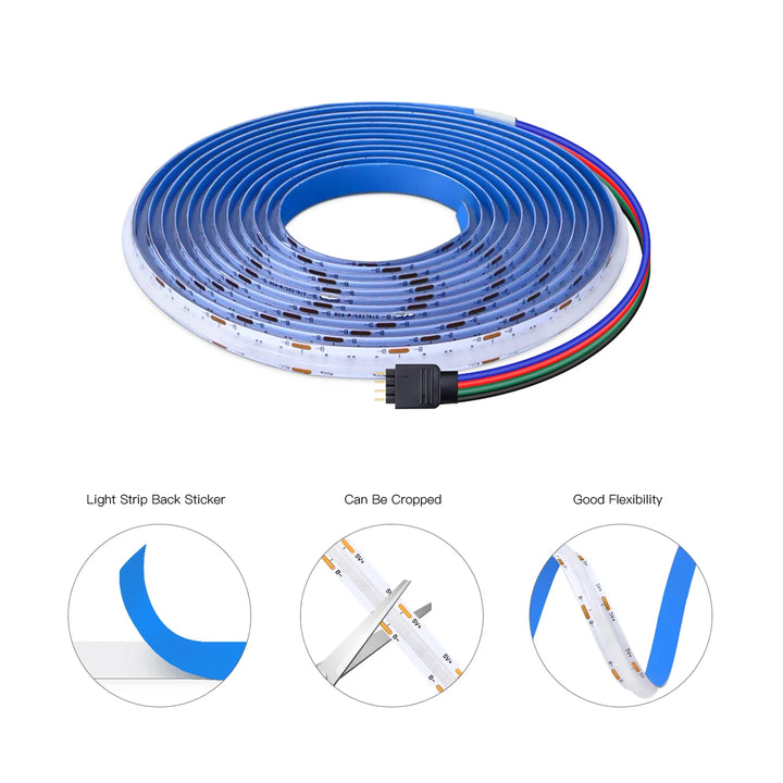 LED Strip RGB Dimmable 5V  For Smart Gateway Hue Bridge Alexa Google Voice Control