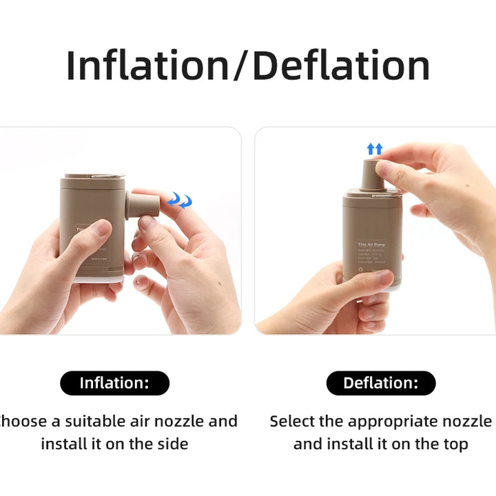 Portable Electric Air Pump – Wireless Inflator/Deflator for Air Beds & Inflatables