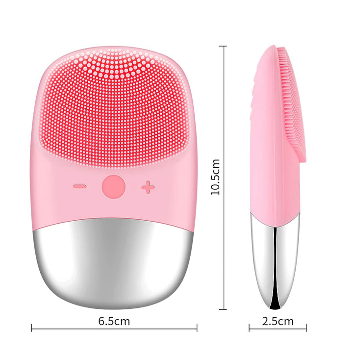 Sonic Electric Face Cleansing Brush - Facial Cleanser, Skin Scrubber & Massager for Skincare