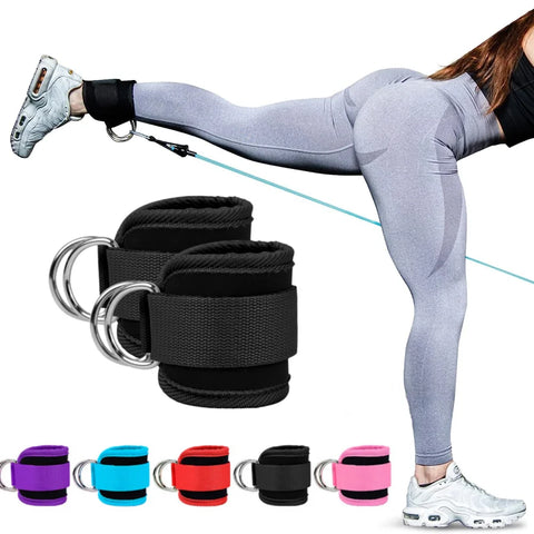 Cable Ankle Straps Double For Gym Workouts