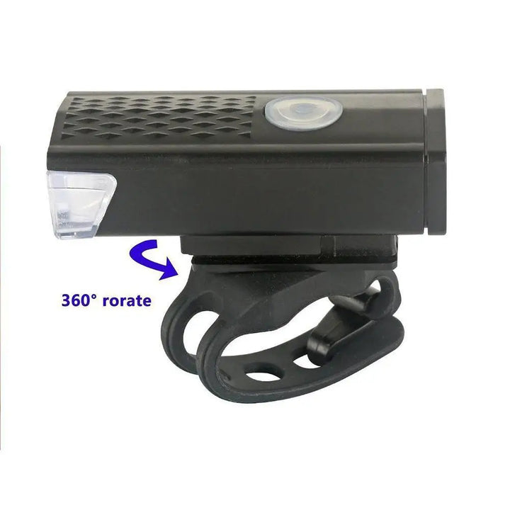 Front Bike Light – USB Rechargeable, LED Headlight with Power Display, Waterproof