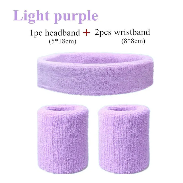 Sports Wristband & Yoga Headband – Elastic Wraps for Men & Women Fitness Protection