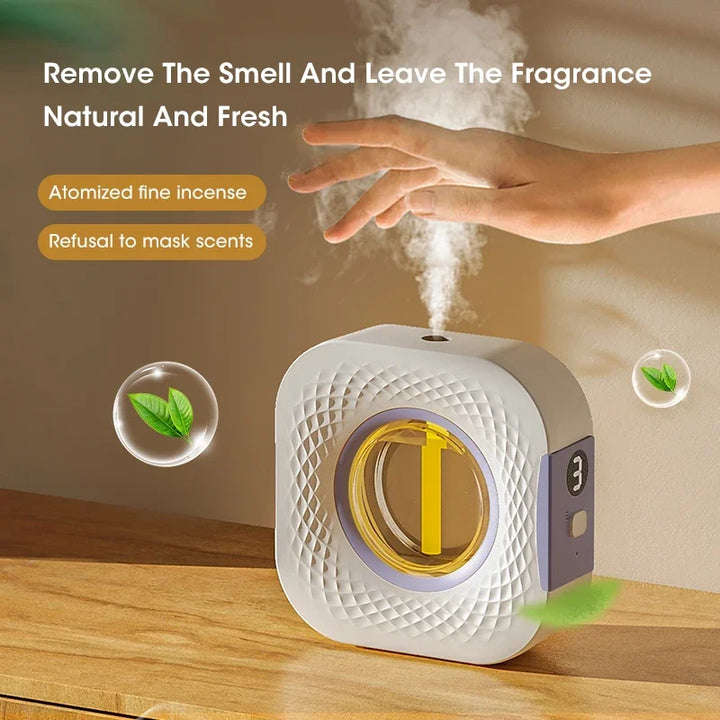Intelligent Aromatherapy Oil Diffuser - Timed Fragrance Machine for Kitchen, Toilet, Car, and Bedroom Deodorization
