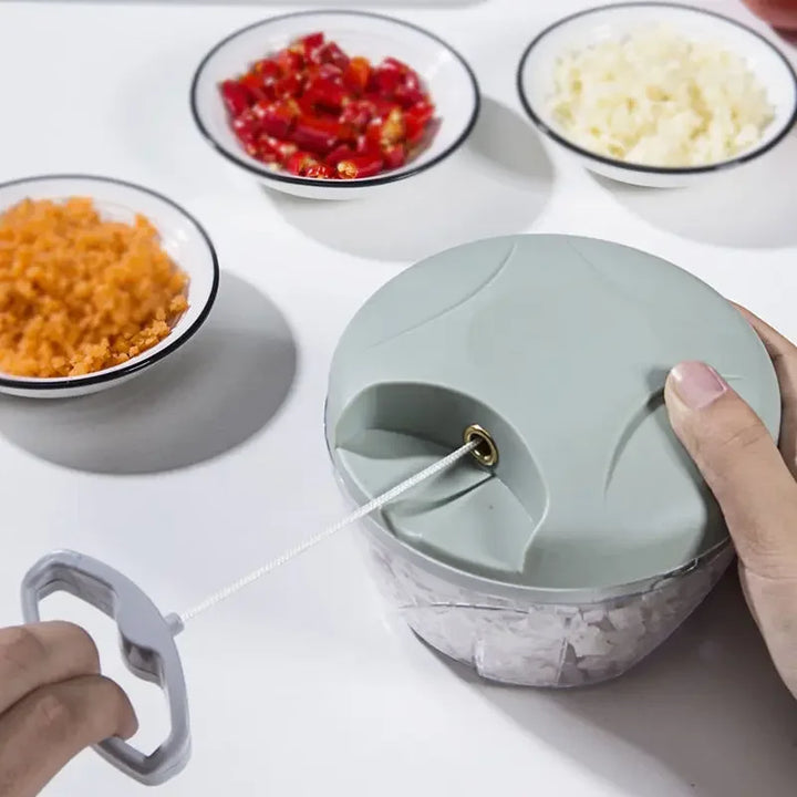 Chopper Manual Food Vegetables Cutter Kitchen Gadgets 500/900ML
