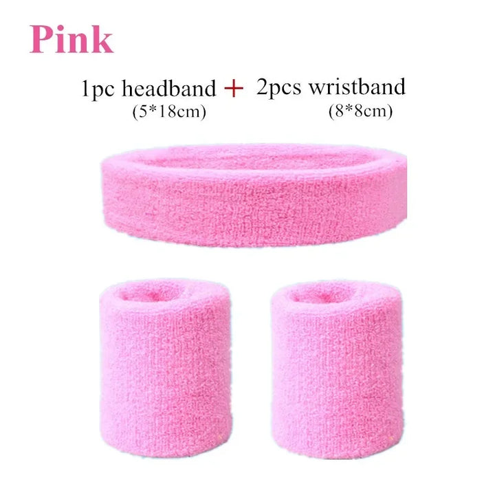 Sports Wristband & Yoga Headband – Elastic Wraps for Men & Women Fitness Protection