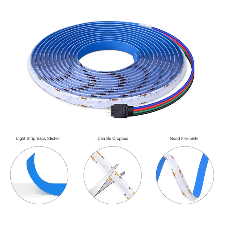 LED Strip RGB Dimmable 5V  For Smart Gateway Hue Bridge Alexa Google Voice Control