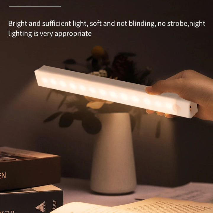 USB Rechargeable Motion Sensor LED Cabinet Light – Wireless Night Lamp for Home, Stairs, and Wardrobe