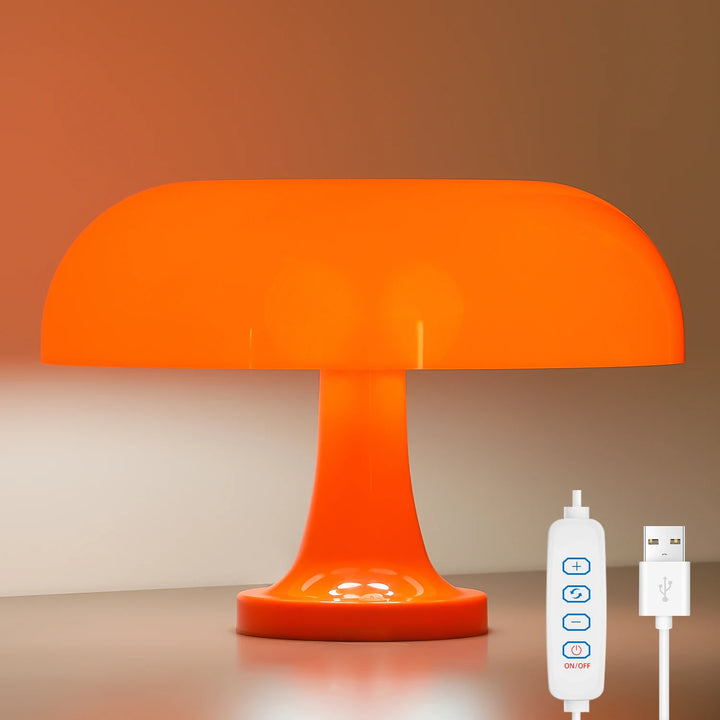 Classic Mushroom Table Lamp - Modern Bauhaus Design, Perfect for Hotel Bedrooms & Ambient Lighting