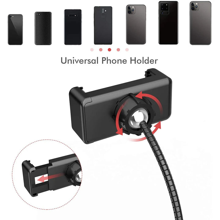 LED Selfie Ring Lighting Phone Holder & Tripod