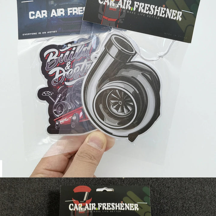 Car Air Freshener – Rearview Mirror Perfume with JDM Turbo Brake Disc Design
