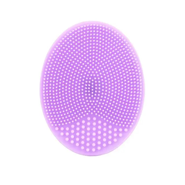 Soft Silicone Face & Baby Bath Brush - Gentle Pore Cleaner & Shampoo Comb for Home Use