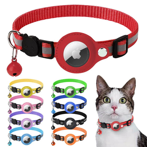 Airtag Case Collar for Cats with Protective Case for Anti Lost Locator Tracker