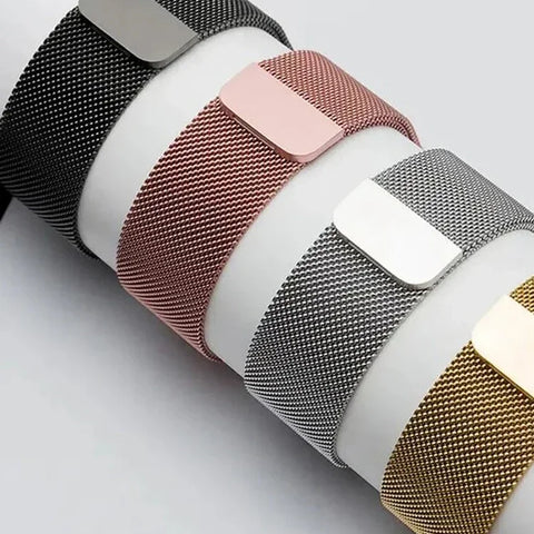 Milanese Loop Band for Apple Watch – Metal Strap for 49mm-40mm, Compatible with Series 9-3 & SE