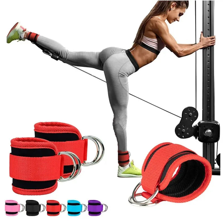 Cable Ankle Straps Double For Gym Workouts