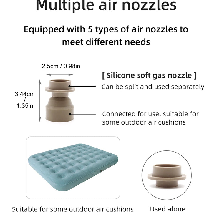 Portable Electric Air Pump – Wireless Inflator/Deflator for Air Beds & Inflatables