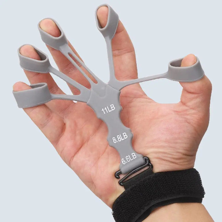 Adjustable 5-Finger Hand & Forearm Strength Trainer for Rehabilitation and Power