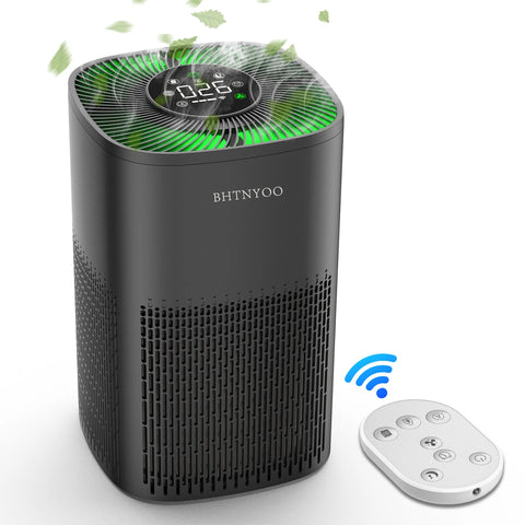 Portable H13 HEPA Air Purifier - Quiet Air Cleaner with PM2.5 Filter & Sleep Music for Bedroom
