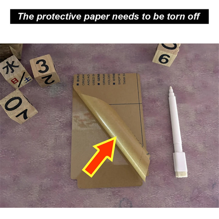 Transparent Luminous Write Message Board  LED Erasable