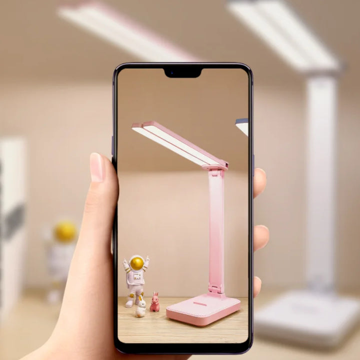 LED Desk Lamp 3 Levels Dimmable Touch Night Light USB Rechargeable